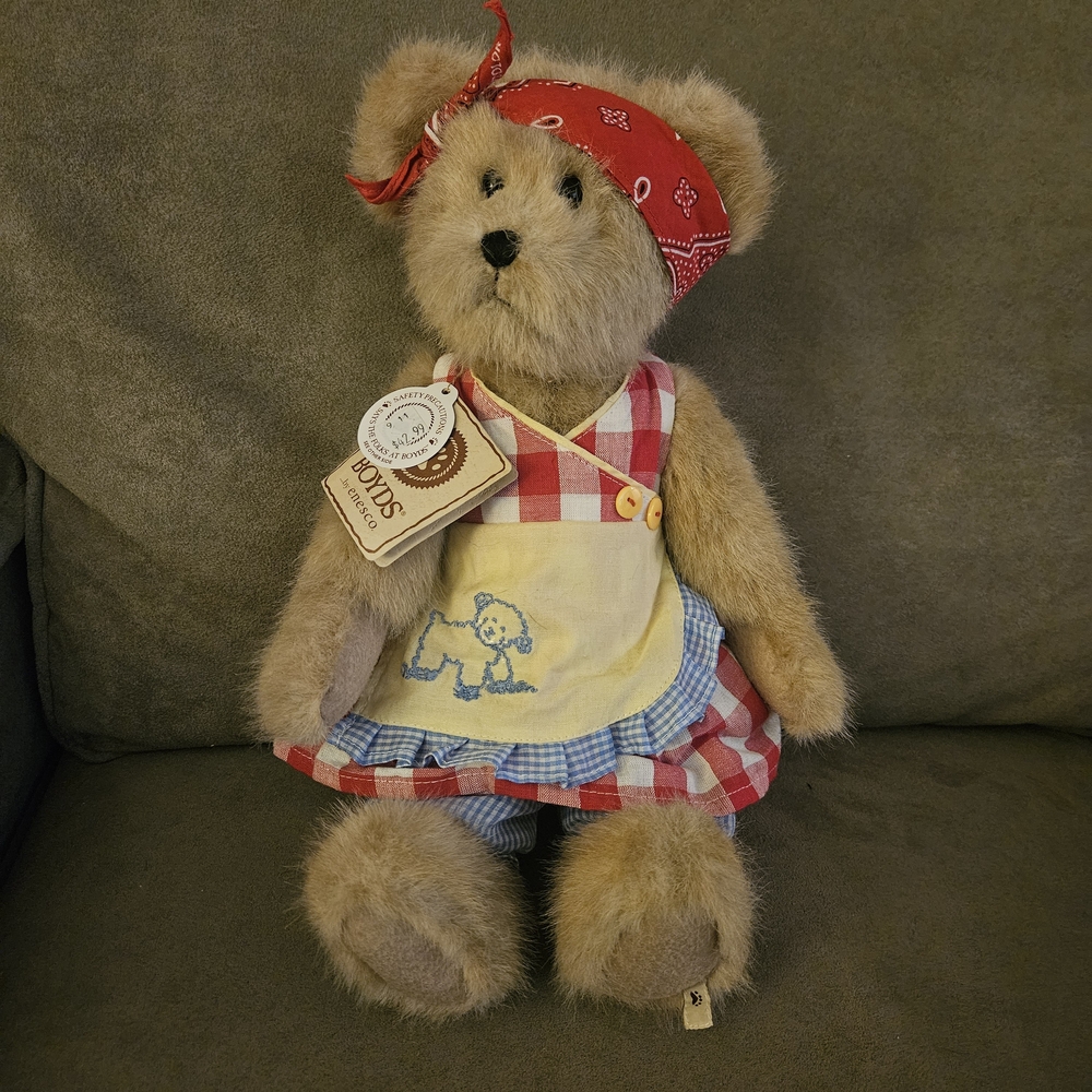 Boyds Bears Ellie Mae Barnster Plush Bear NWT